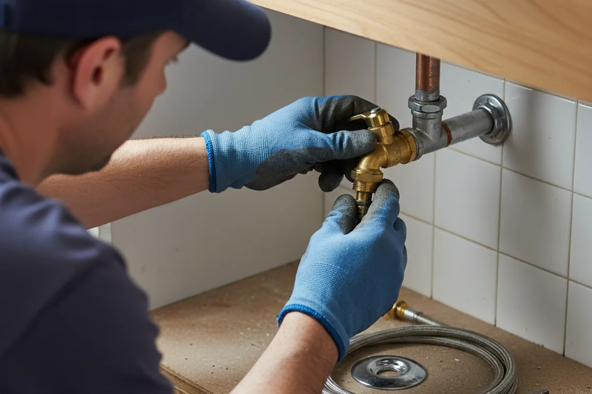 Shutoff valve and fitting work during Repiping in Independence